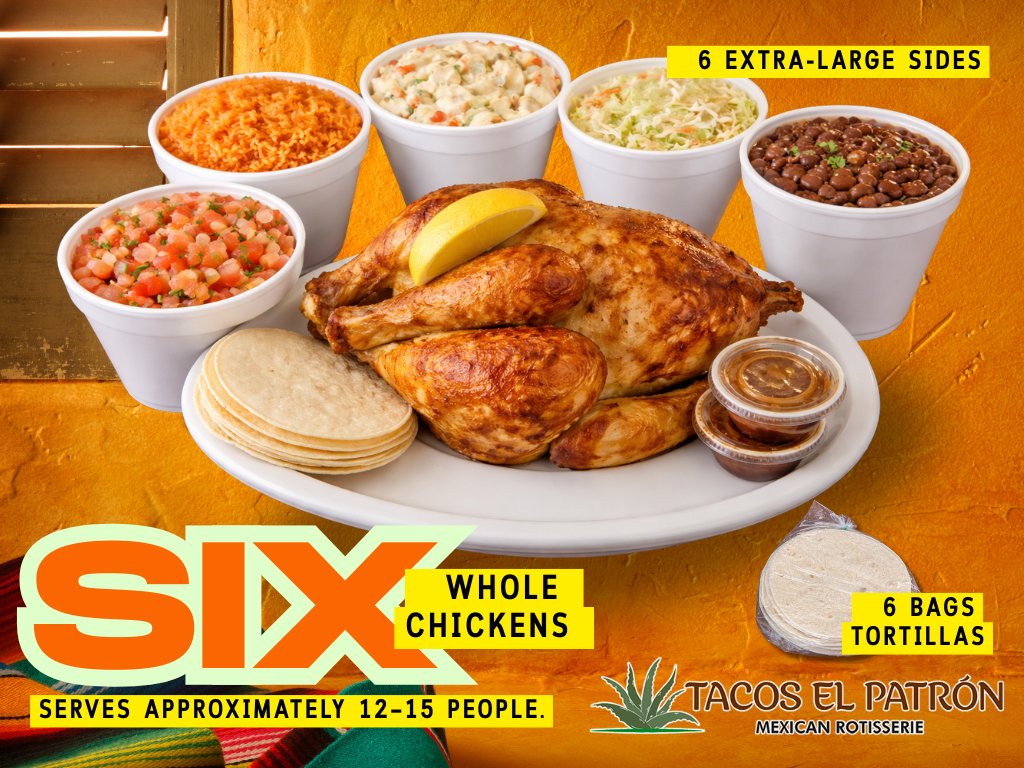 Party Pack #1 – 6 Whole Chickens